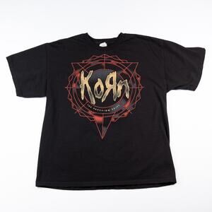 Korn The Paradigm Shift 2013 T-Shirt XL Black Band Metal Graphic Tee Alstyle